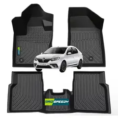 GENERICO - PISOS CALCE PERFECTO PROSPEEDY RENAULT SYMBOL 2014+ 3PIEZAS