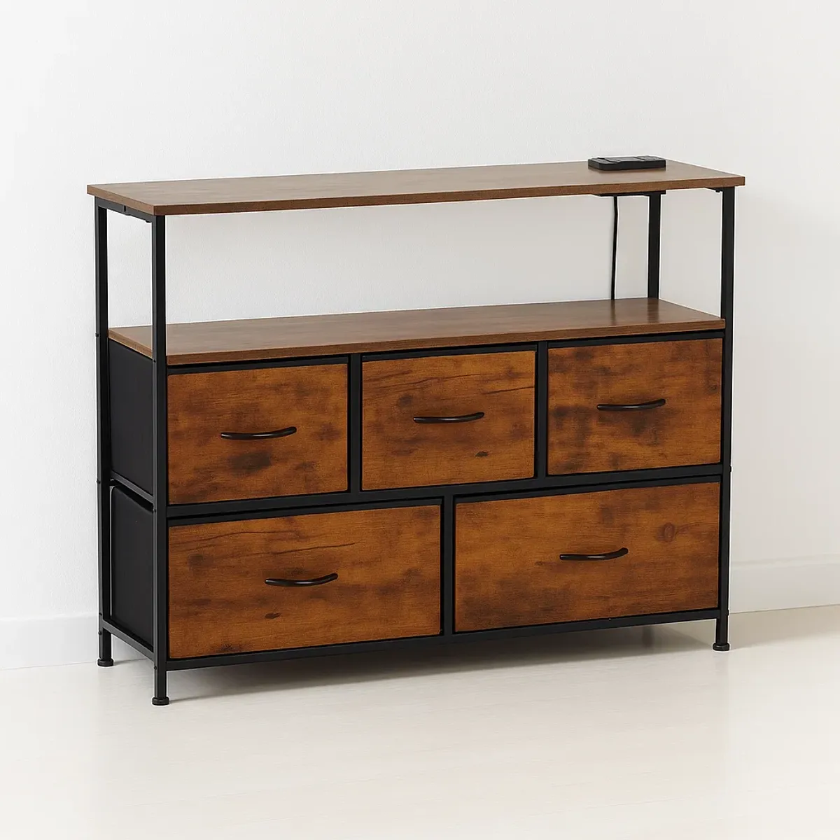 KLIK - Mueble Organizador Metalik Estilo Industrial - Rústico