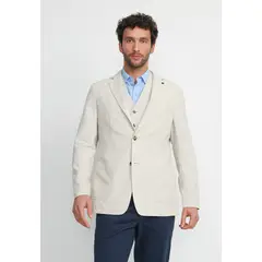 TRIAL - Chaqueta Hombre Lino Algodón Caden Beige