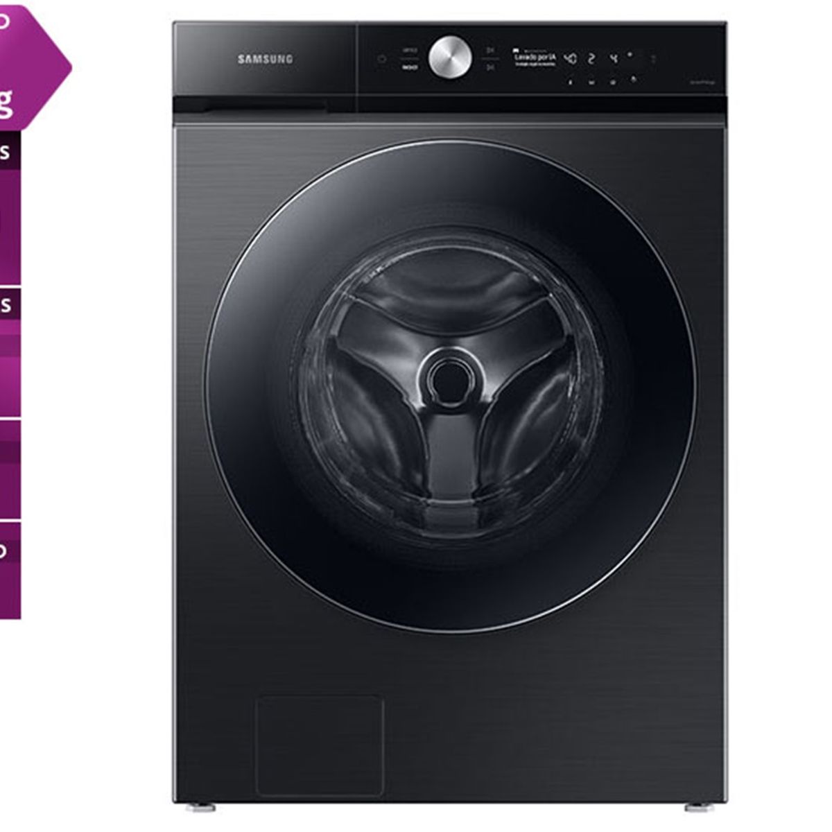 SAMSUNG - Lavadora Carga Frontal 25 kg AI Digital Inverter WF25B9600KV