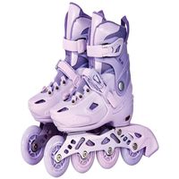 PATIN LINEAL CON LUCES MAS KIT TALLA M 33-35 LILA1