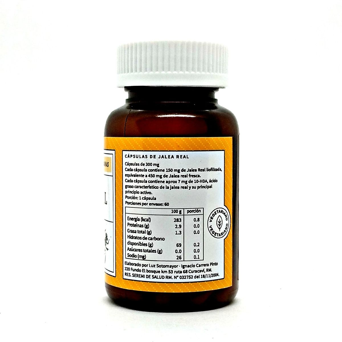 ALBA - Jalea Real Liofilizada Del Alba 60 Cápsulas