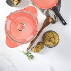 BOHLIER - Cacerola De 20 Cm Rosa