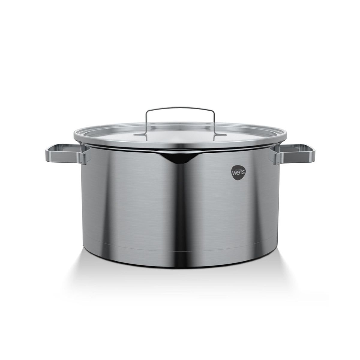 WENS - Cacerola Acero Inoxidable con tapa 24Cm