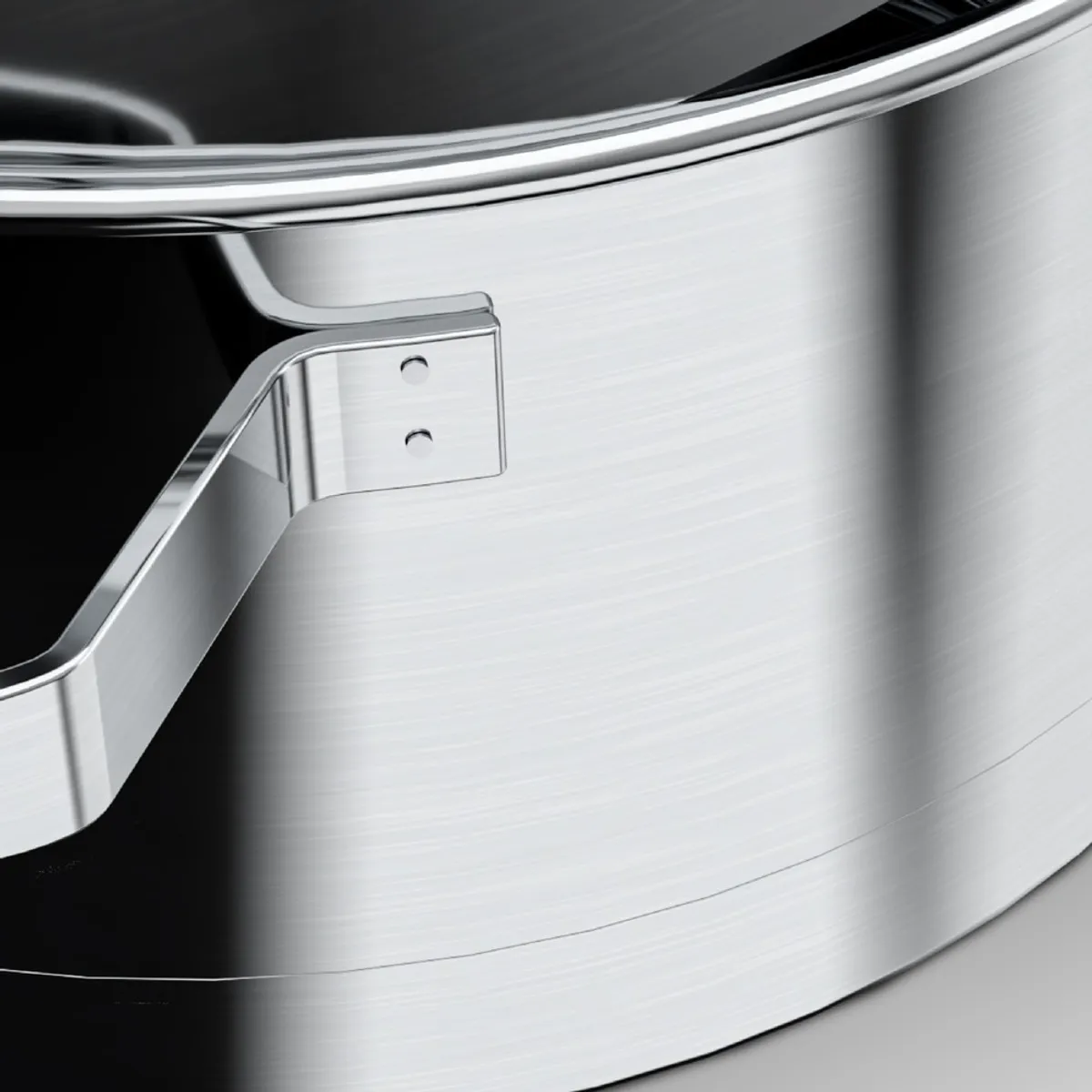 WENS - Cacerola Acero Inoxidable con tapa 26Cm