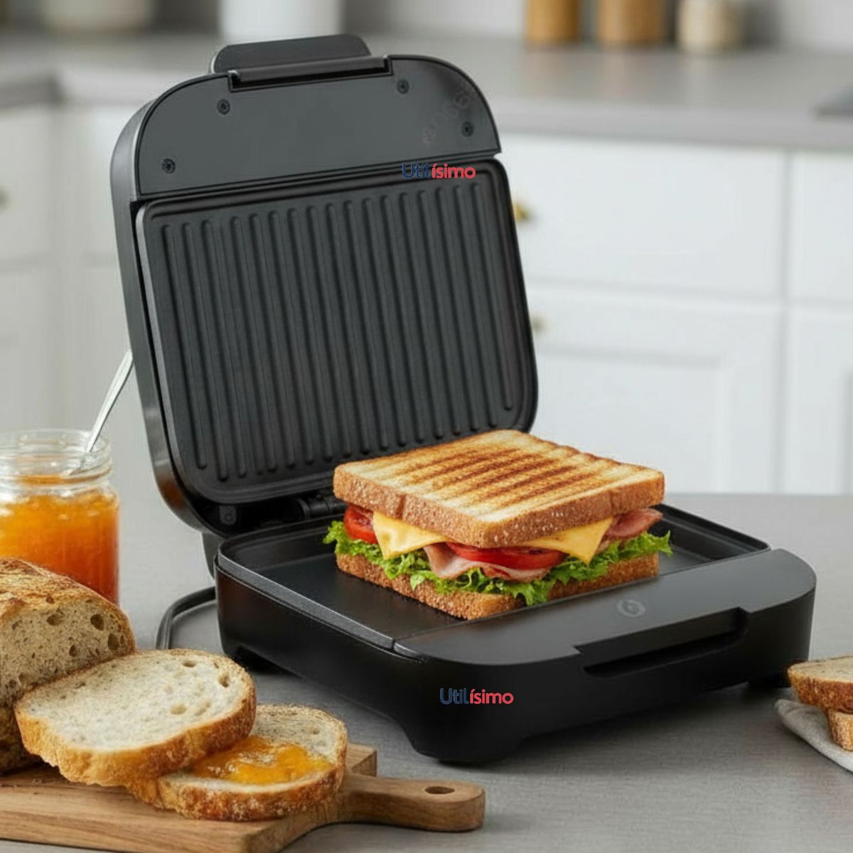 OSTER - Sandwichera Oster® compacta con platos hondos CKSTSM400