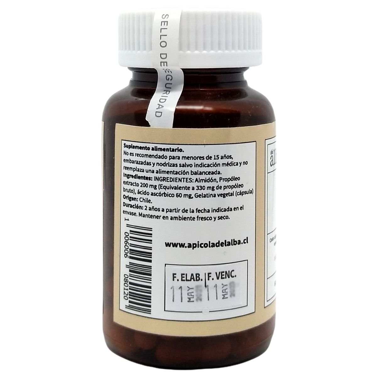 ALBA - Propóleo Ultra C Del Alba 2x 60 Cápsulas