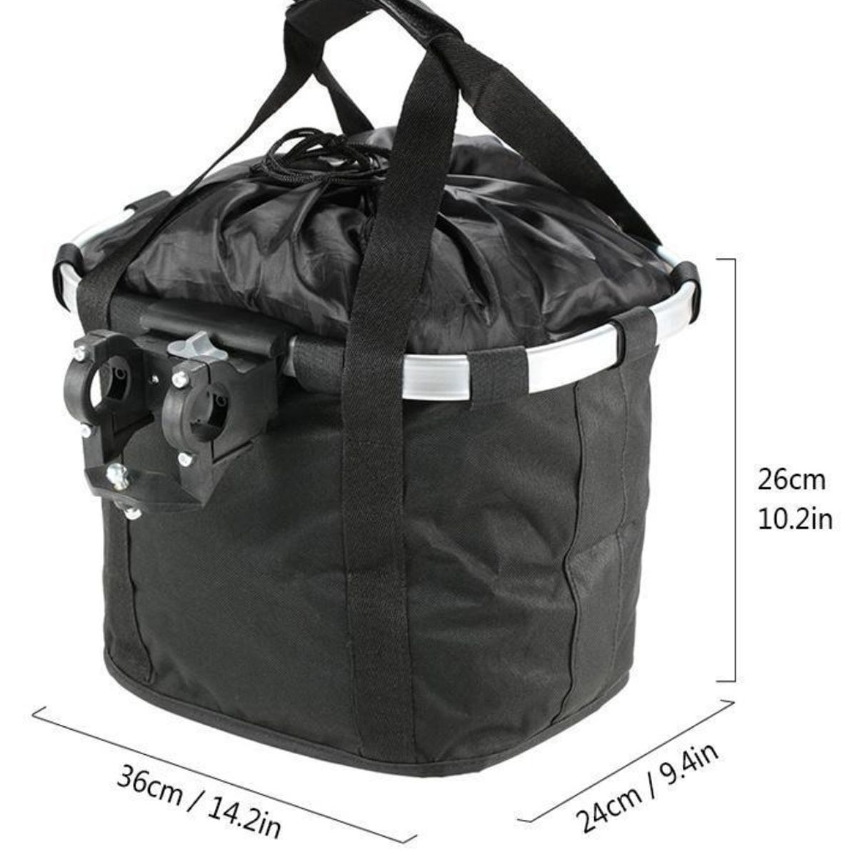 KINDA NICE - Cesta Plegable Para Bicicleta Con Capacidad De Carga De 5 Kg