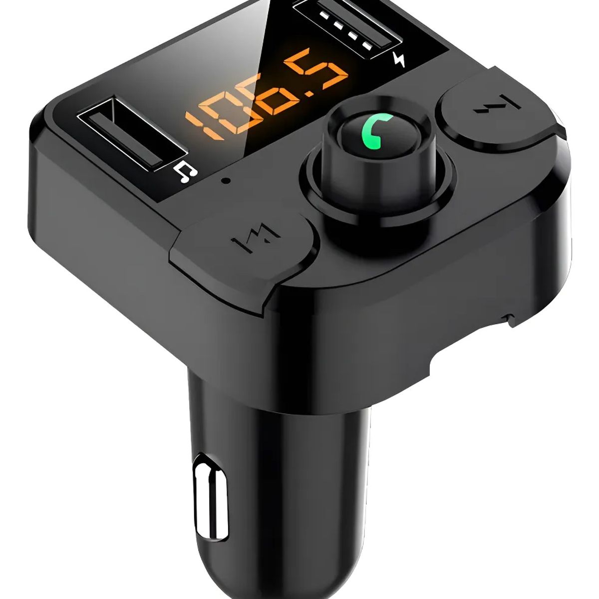 PUREPOWER - Receptor Bluetooth Autos Transmisor Fm Mp3 Carga Rápida 3.0