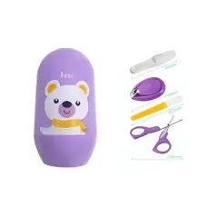 GENERICO - Set De Manicure Para Bebes 4 En 1 Varios Dieseños Infantiles