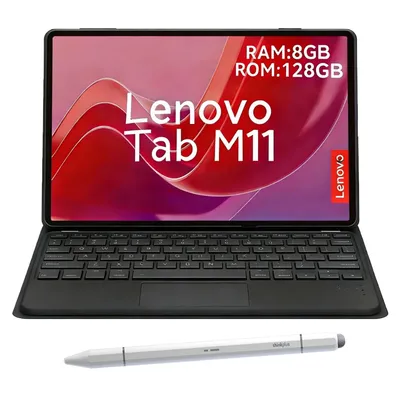 Lenovo Tablet M11 K10 8Gb+128Gb Wifi 11+Teclado Negro+Lápiz