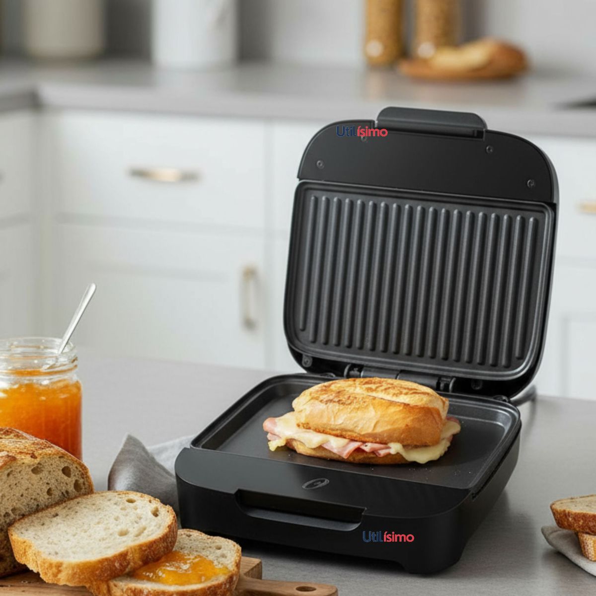 OSTER - Sandwichera Oster® compacta con platos hondos CKSTSM400