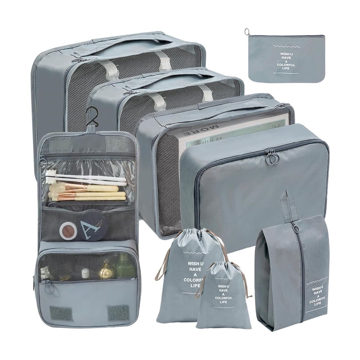 KINDA NICE - 8 Organizadoras De Viaje Maleta Bolsas De Viaje Equipaje