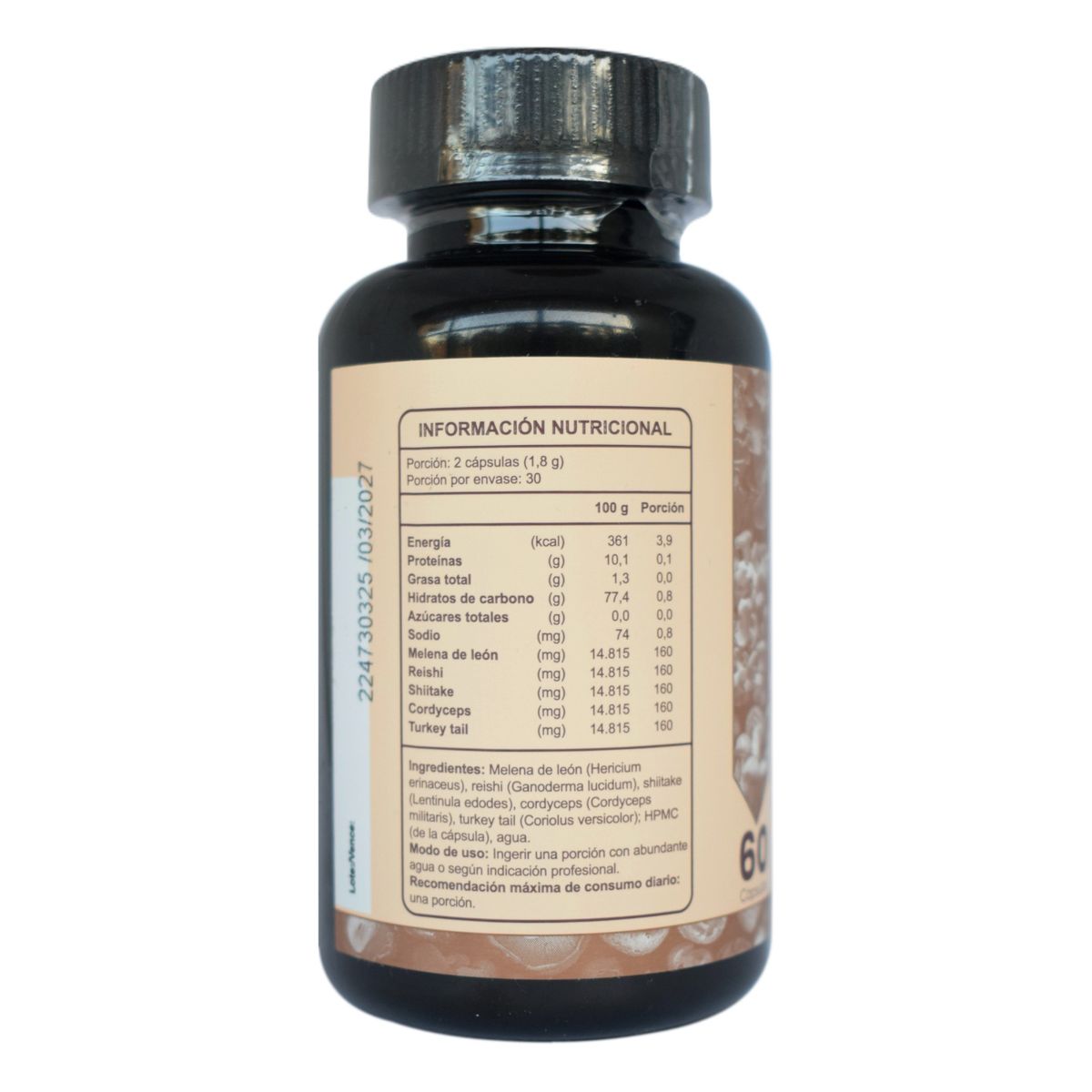 FNL - Mushroom Mix 5 Hongos Full Spectrum 60 Caps Fnl