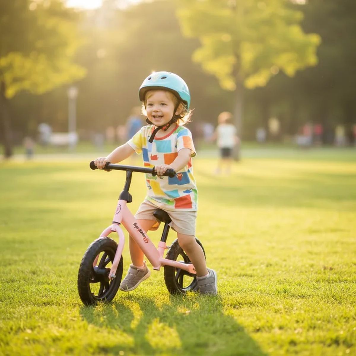 GENERICO - BICICLETA DE EQUILIBRIO SIN PEDAL RIN 12 ROSA MP
