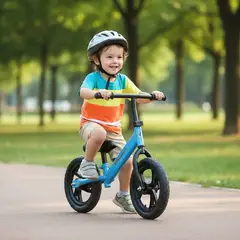 GENERICO - BICICLETA DE EQUILIBRIO SIN PEDAL RIN 12 AZUL MP