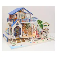 GENERICO - Juguete Casa De Playa De Muñecas Rompecabezas 3D Infantil