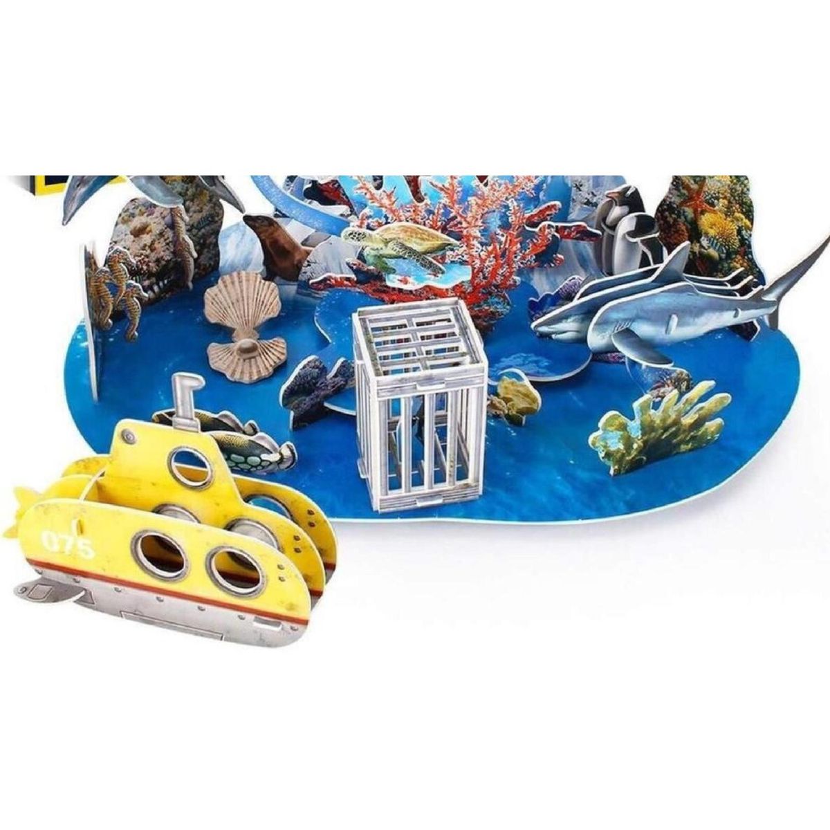 GENERICO - Juguete Rompecabezas 3D Vida Submarina 63 Piezas Infantil