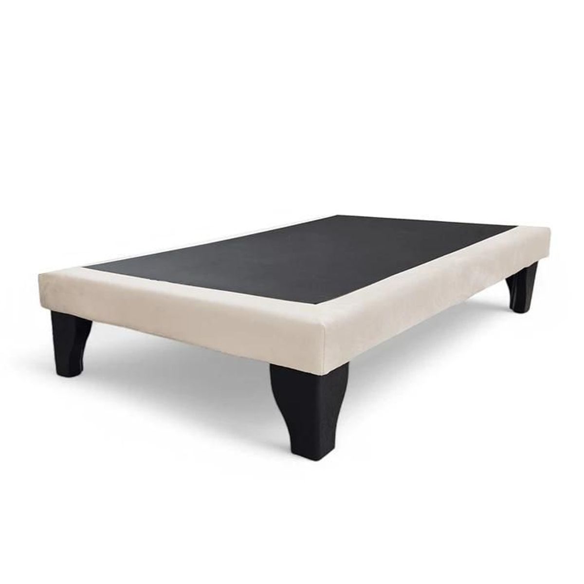 GENERICO - BASE DE CAMA PLAZA Y MEDIA BEIGE