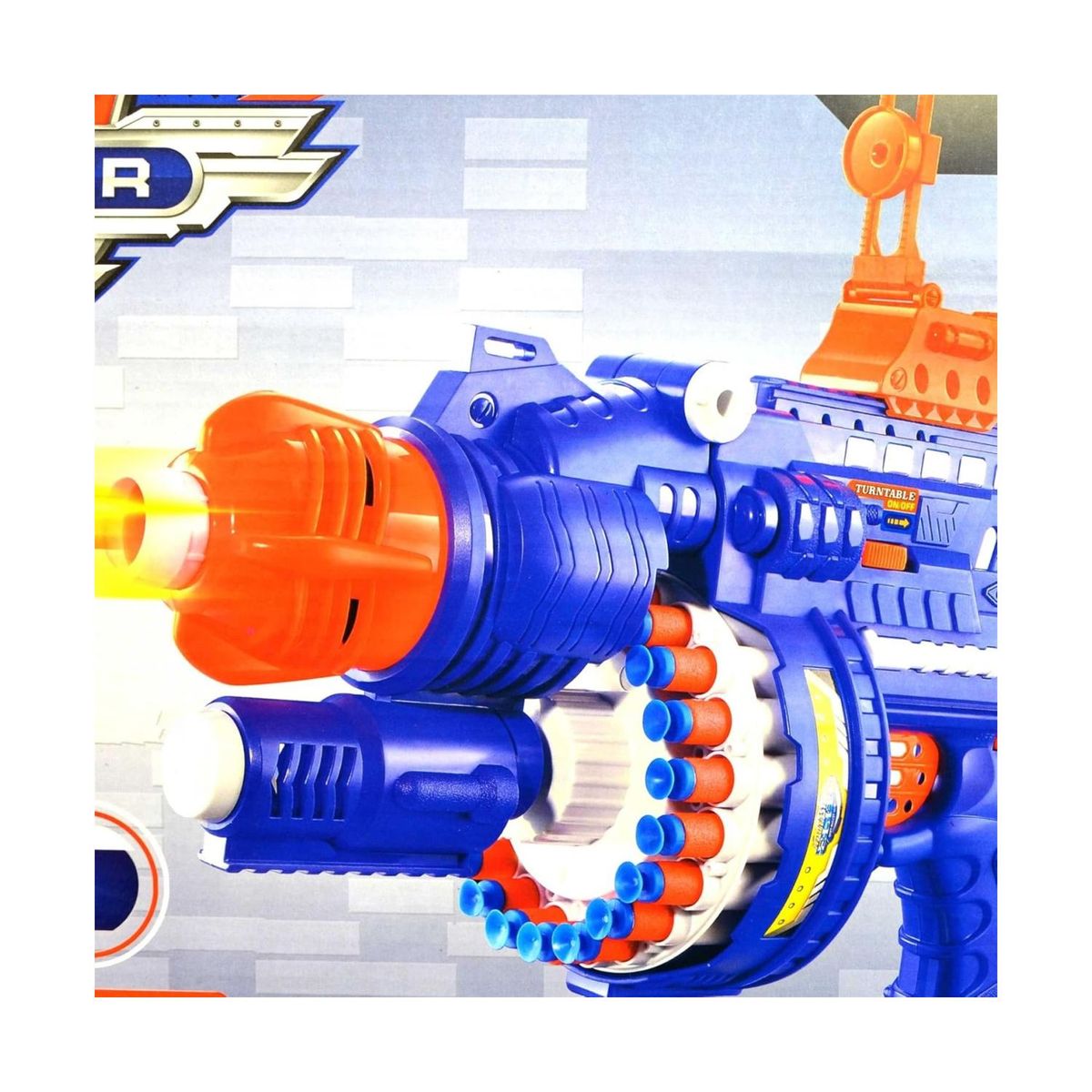 GENERICO - Juguete Lanzador De Dardos Blaster Acc Azul Infantil