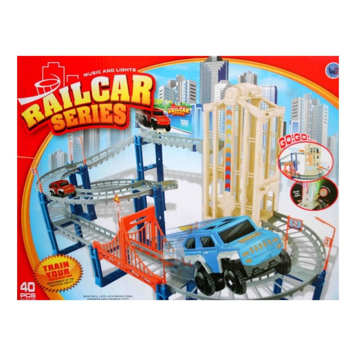 GENERICO - Juguete Pista Magica Con Auto Accesorios 40 Piezas Infantil