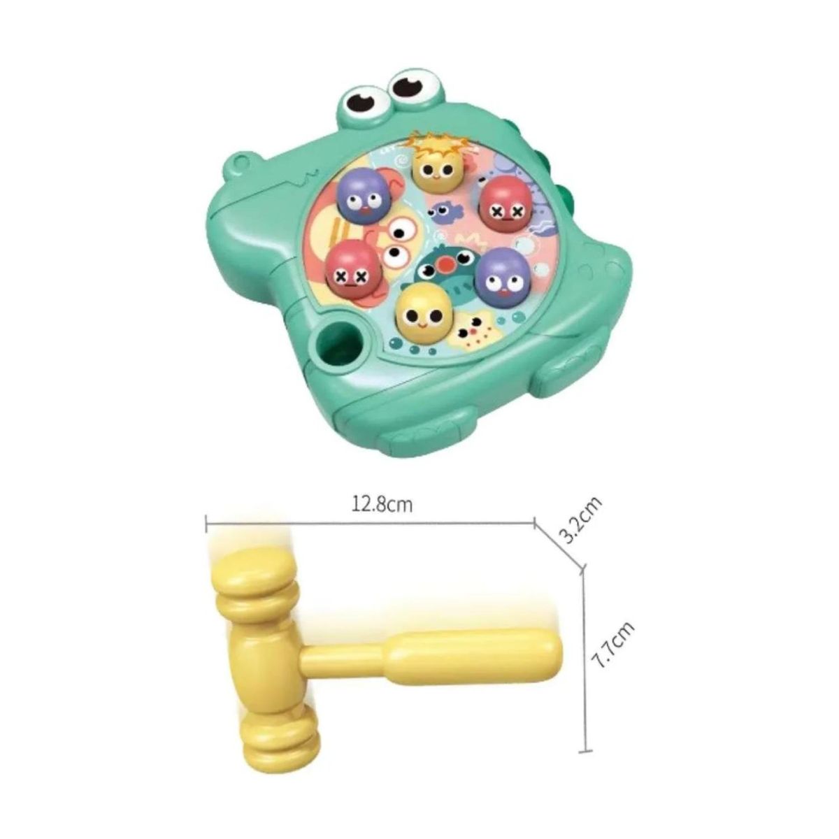 GENERICO - Juguete Didactico Interactivo Martillo Celeste Infantil