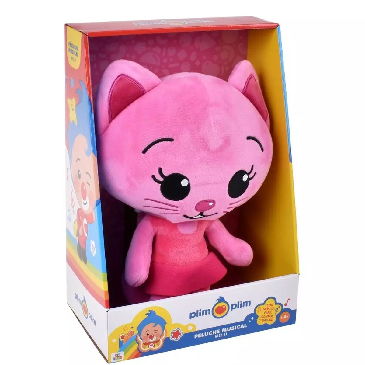 BANDAI - Peluche de Mei Li 30 cm Musical Plim Plim