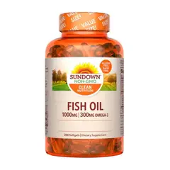 SUNDOWN - Omega 3 Fish Oil 1000 mg 200 softgels