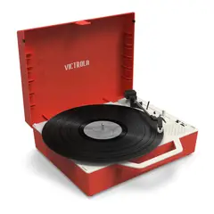 VICTROLA - Tornamesa Re Spin con Bluetooth Rojo mas The Kit