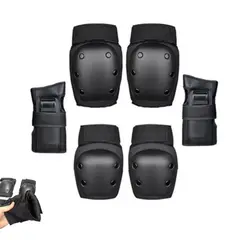 KINDA NICE - Set De 6pcs Equipo De Protección Bici Patines Esquí Adulto M