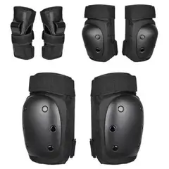 KINDA NICE - Set De 6pcs Equipo De Protección Bici Patines Esquí Adulto XL