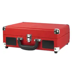 VICTROLA - Tornamesa The Journey Roja con Bluetooth mas The Kit