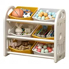 GENERICO - Estante Organizador De Juguetes Repisa 64x285x60cm