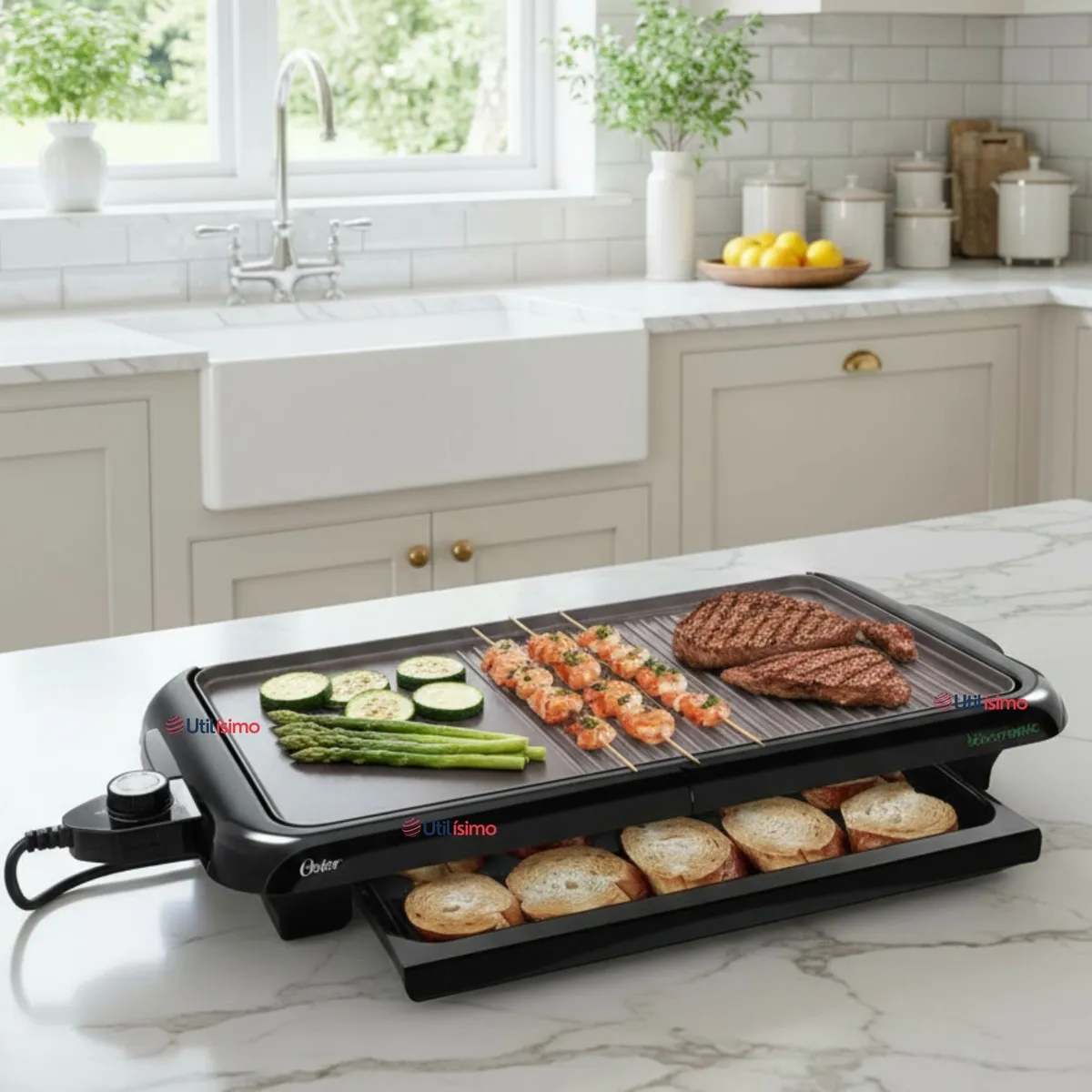 OSTER - Parrilla eléctrica Oster® Bioceramic® CKSTGR5085