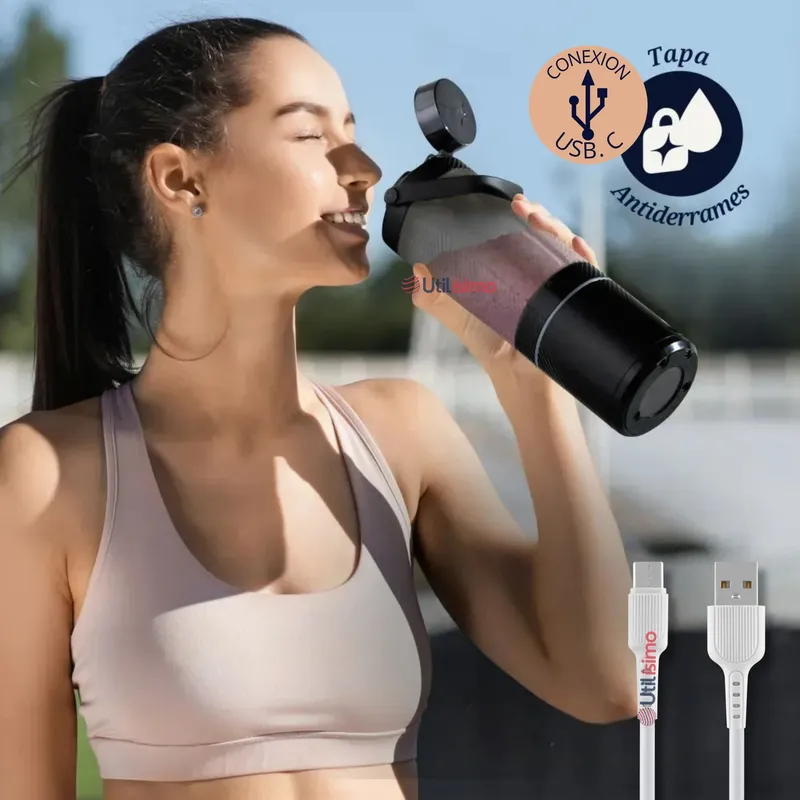 OSTER - Oster Licuadora Portátil, GoMAX, 590 ml de Capacidad, para Smoothies, Negro, BLSTGFP-B20-000