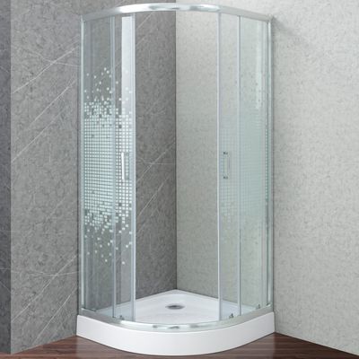 Imagen 2 del producto Shower Curvo Mosaic Blanco 90x90x199cm Incluye Receptáculo