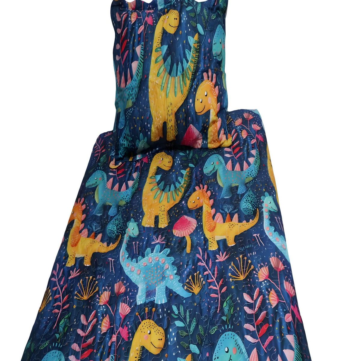 GENERICO - CUBRECAMA QUILT INFANTIL DE VERANO 5D PLAZA Y MEDIA 180 X 230 CM