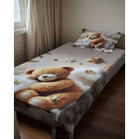 CUBRECAMA QUILT INFANTIL DE VERANO 5D PLAZA Y MEDIA 180 X 230 CM
