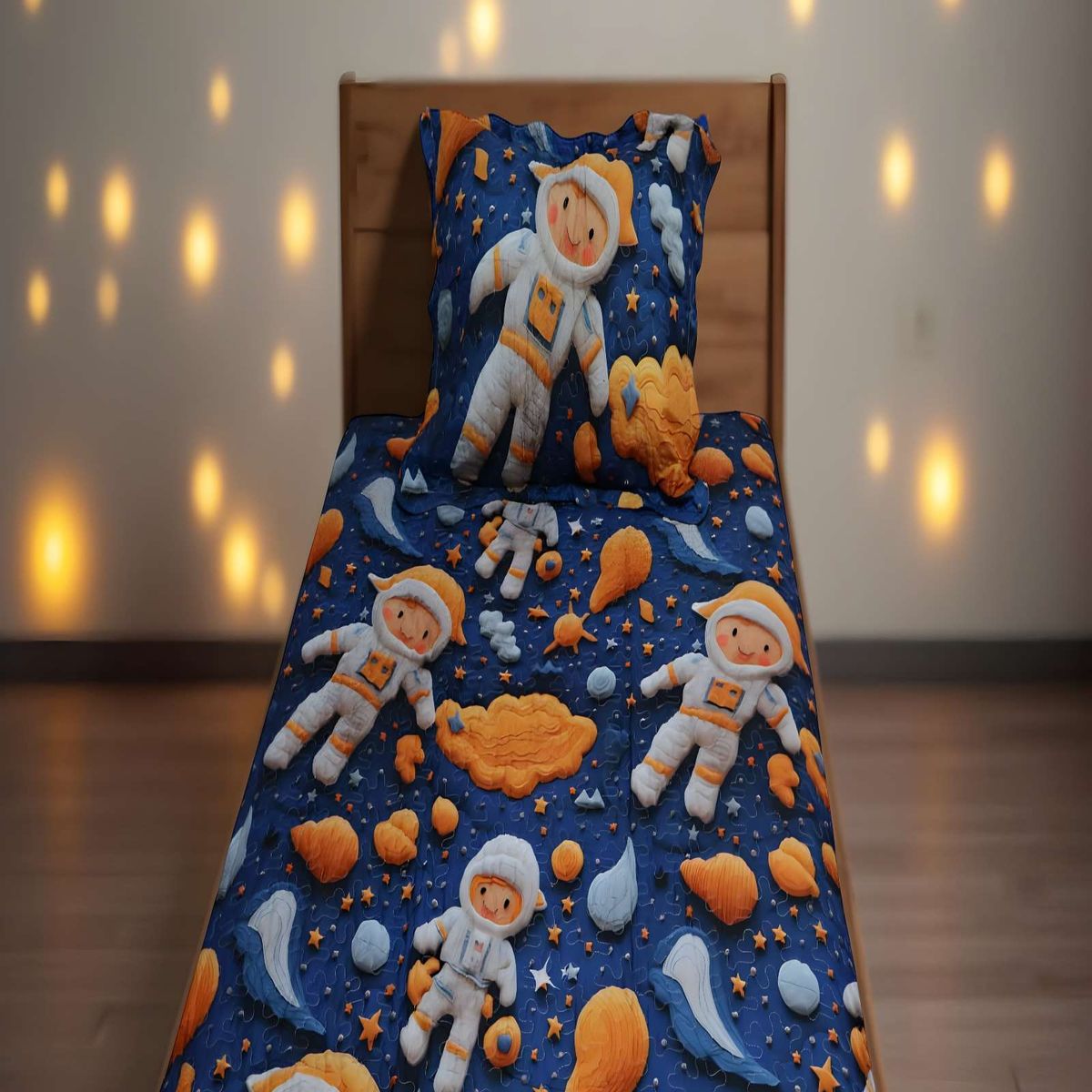 GENERICO - CUBRECAMA QUILT INFANTIL DE VERANO 5D PLAZA Y MEDIA 180 X 230 CM