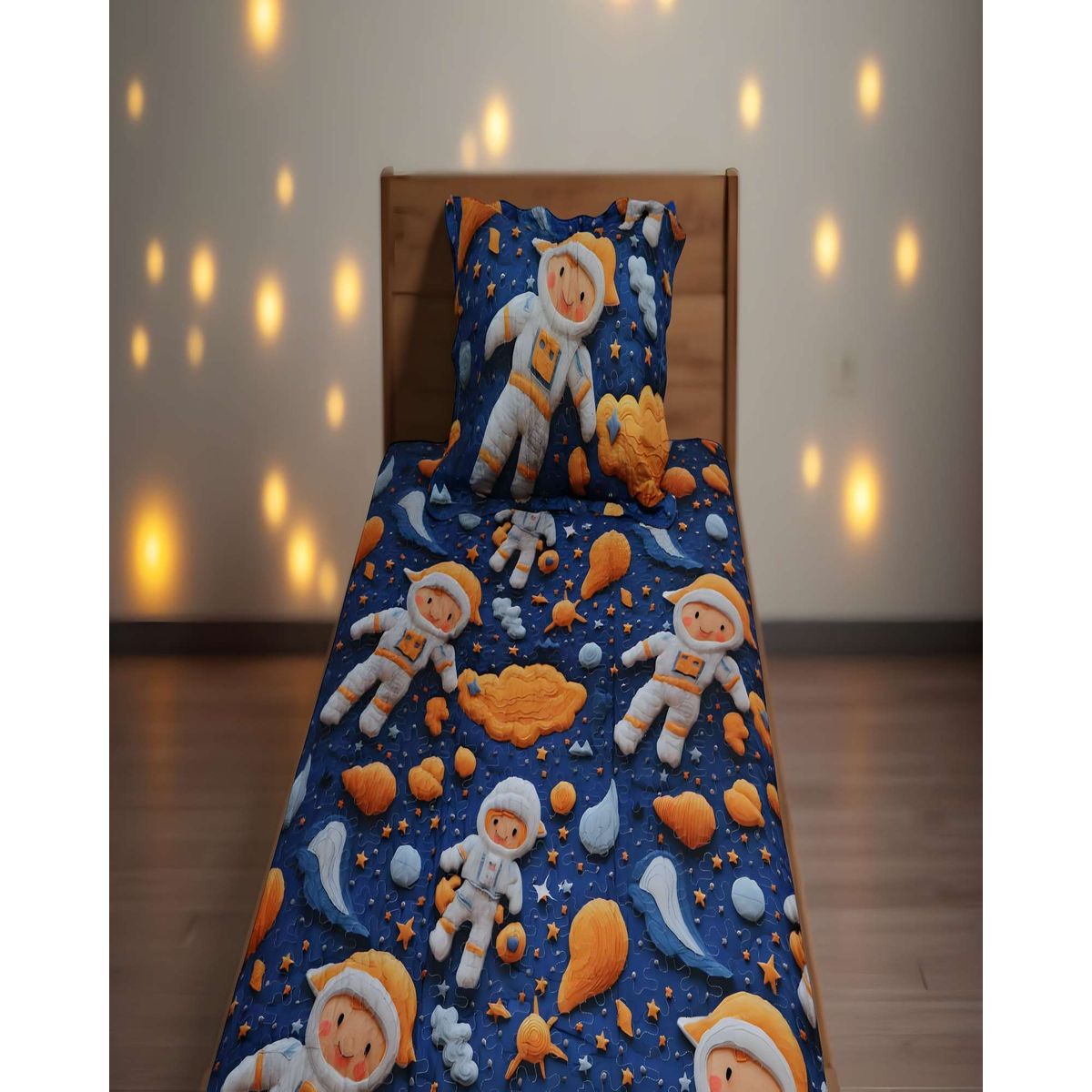 GENERICO - CUBRECAMA QUILT INFANTIL DE VERANO 5D PLAZA Y MEDIA 180 X 230 CM