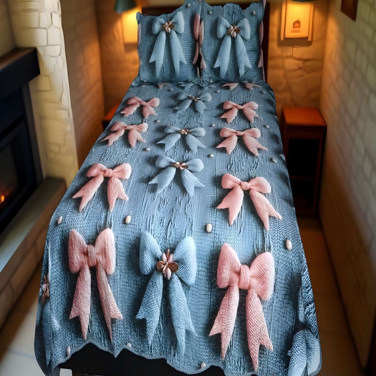 GENERICO - CUBRECAMA QUILT INFANTIL DE VERANO 5D PLAZA Y MEDIA 180 X 230 CM