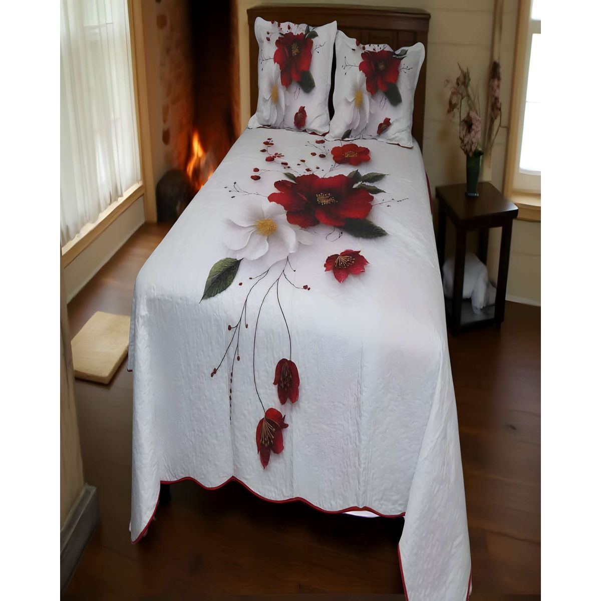 GENERICO - CUBRECAMA QUILT COLCHA DE VERANO 5D 2 PLAZAS 230 X 250 CM