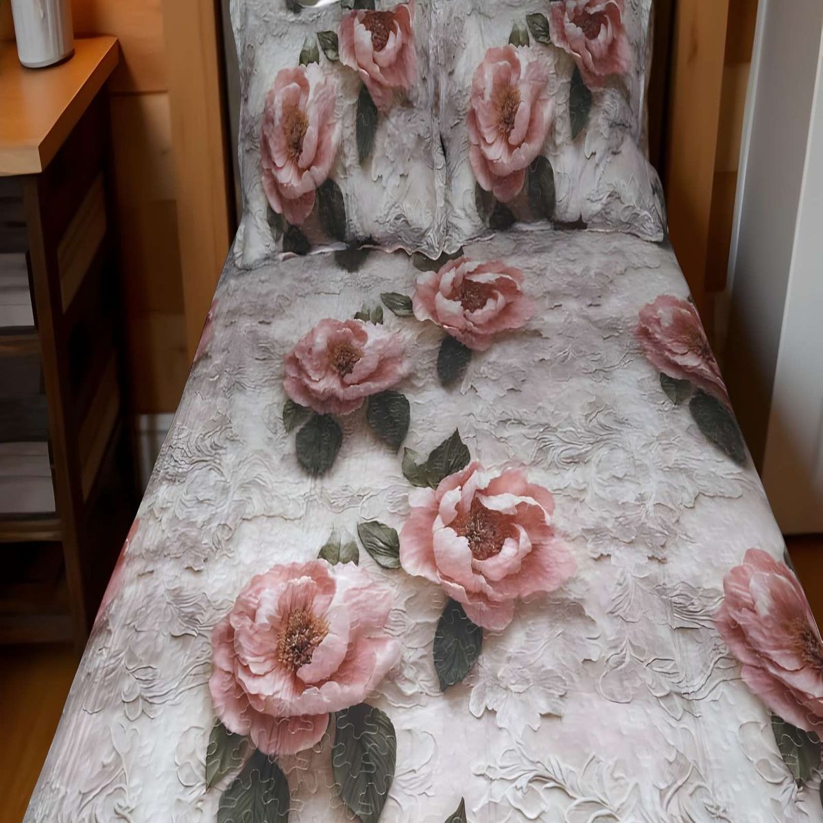 GENERICO - CUBRECAMA QUILT COLCHA DE VERANO 5D 2 PLAZAS 230 X 250 CM