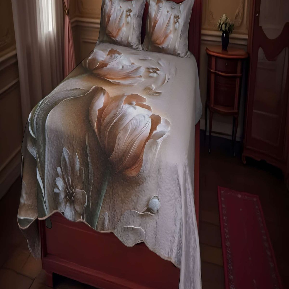 GENERICO - CUBRECAMA QUILT COLCHA DE VERANO 5D KING 250 X 270 CM