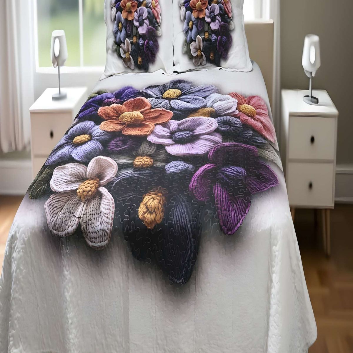 GENERICO - CUBRECAMA QUILT COLCHA DE VERANO 5D 2 PLAZAS 230 X 250 CM