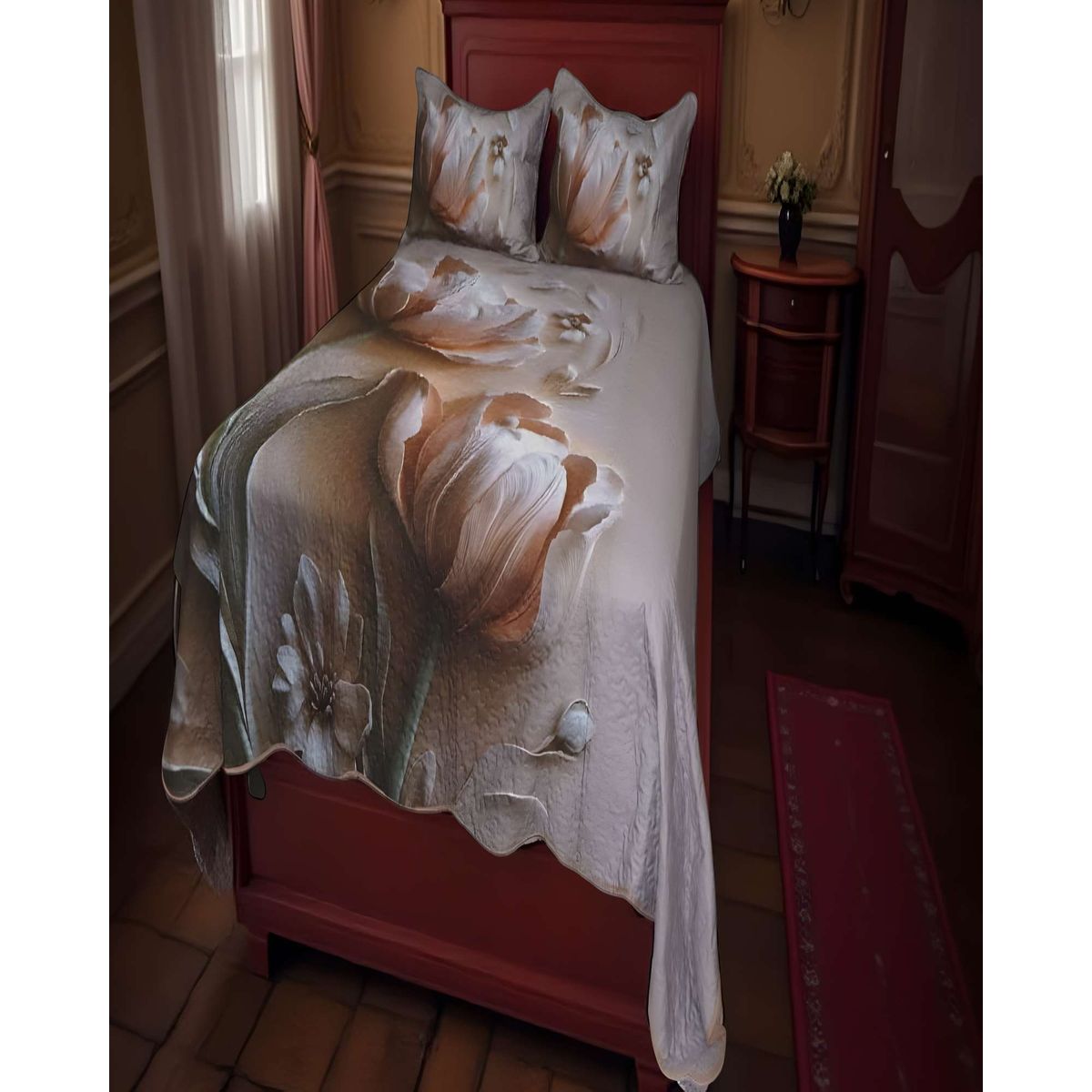 GENERICO - CUBRECAMA QUILT COLCHA DE VERANO 5D KING 250 X 270 CM