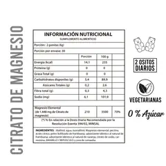 Perfect Bear - Citrato De Magnesio En Gomitas 210 Mg- 1 Mes