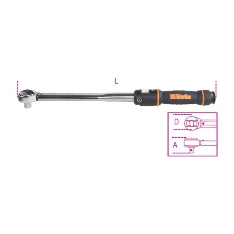 BETA - Llave De Torque C-1/2 Rango 30-150LB/PIE