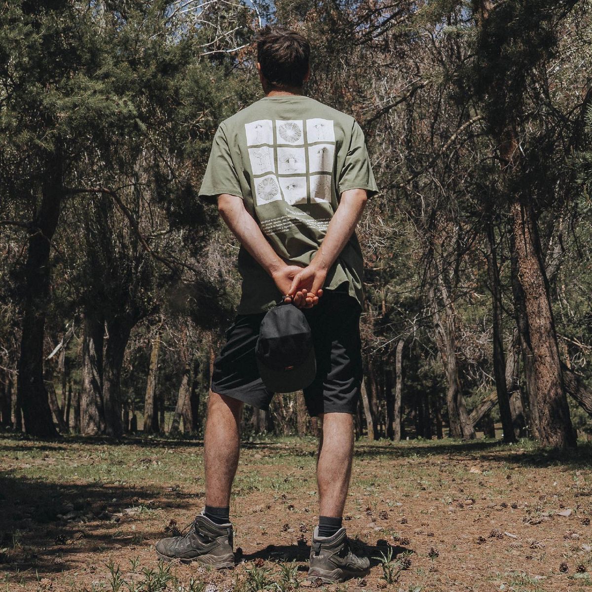 LHOTSE - Polera Manga Corta Hombre Amanita Muscaria Lhotse