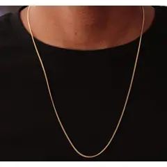 GENERICO - Cadena cubana en Oro Laminado 18k